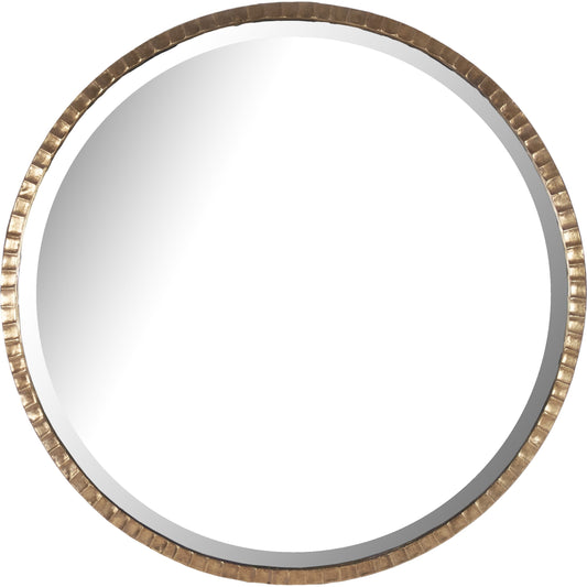 Ania Mirror by Zentique in antique bronze and resin, mirror, mdf. Made from resin, mirror, mdf in a transitional style.