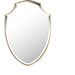Barbora Mirror by Zentique in resin, mirror, mdf. Made from resin, mirror, mdf in a transitional style.