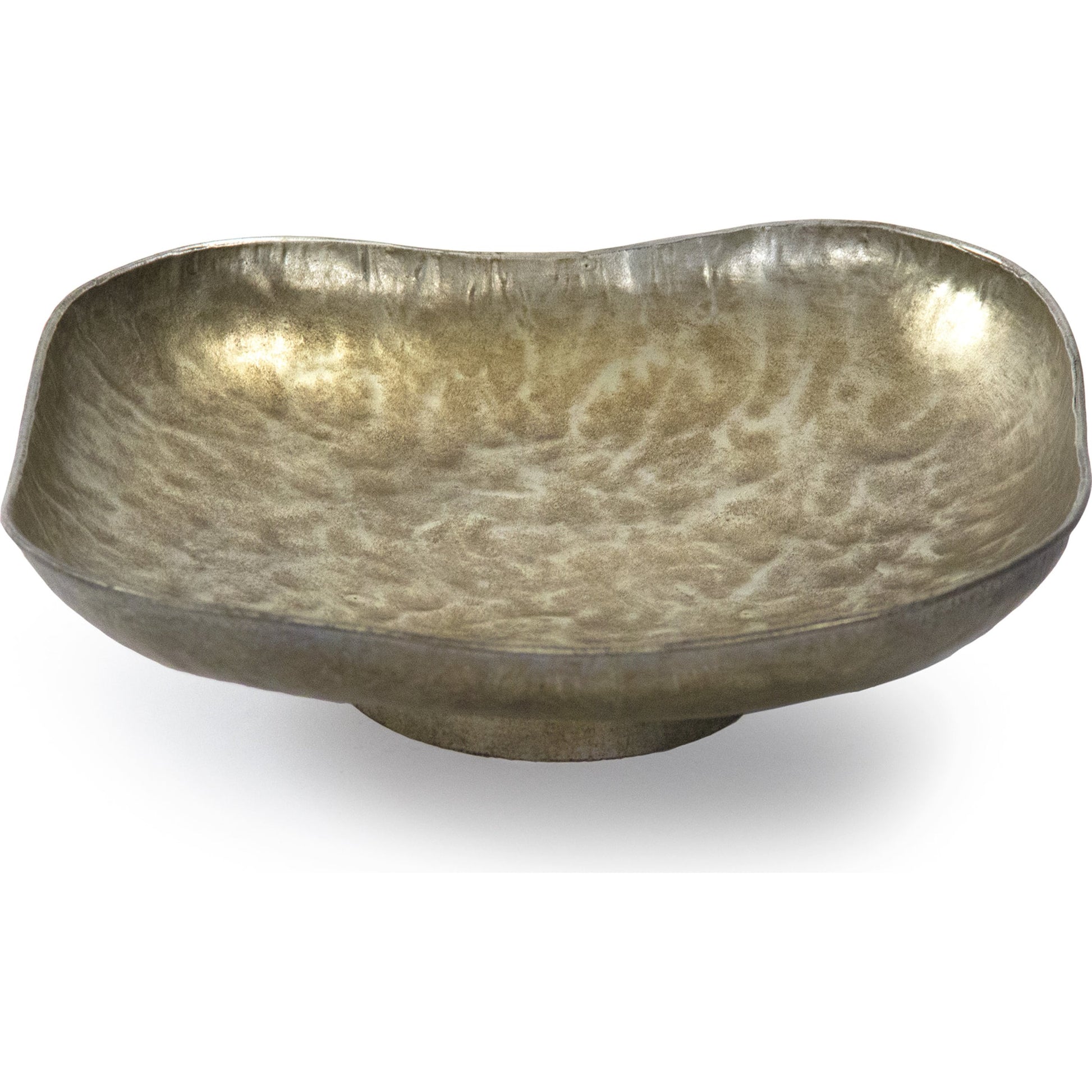 Theo Plate by Zentique in antique gold and iron sheet. Made from iron sheet in a eclectic & global style.