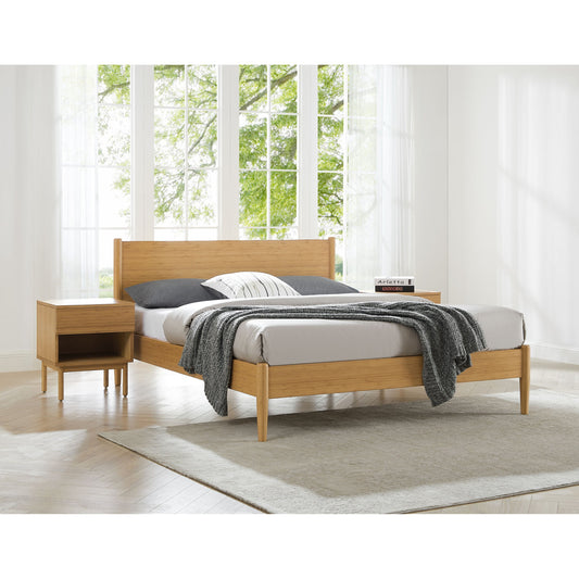 Ria Nightstand by Greenington in caramelized. Made from moso bamboo in a modern style.