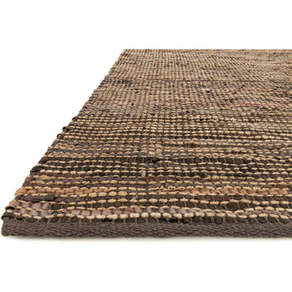 Edge ED-01 Rug by Loloi. Made from 50% jute, 50% leather hemp in a modern style.