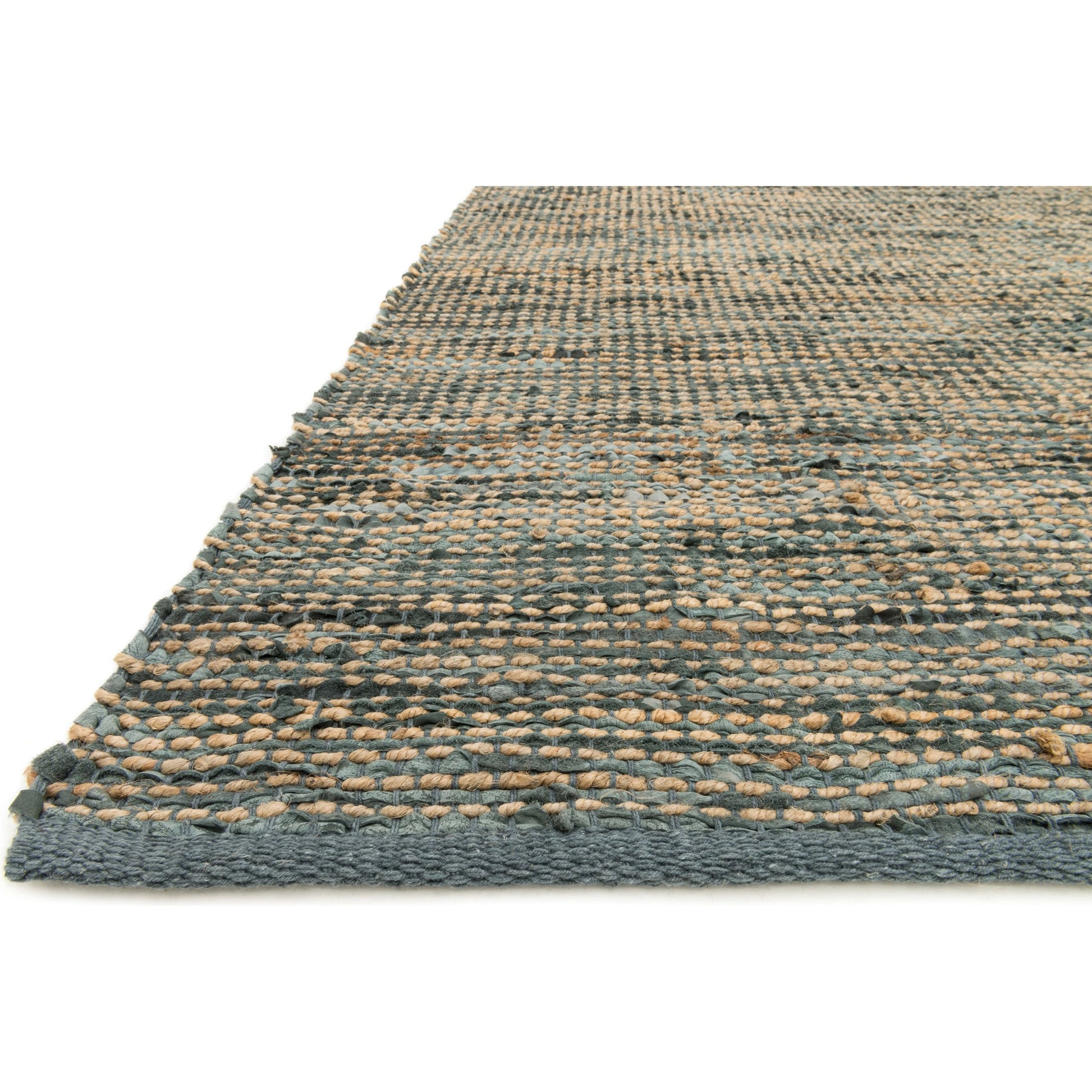 Edge ED-01 Rug by Loloi. Made from 50% jute, 50% leather hemp in a modern style.