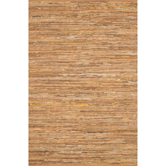 Edge ED-01 Rug by Loloi. Made from 50% jute, 50% leather hemp in a modern style.