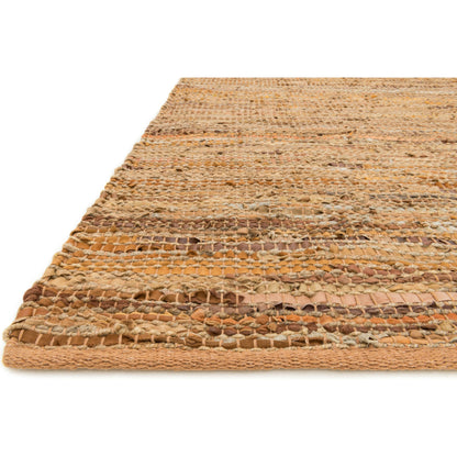 Edge ED-01 Rug by Loloi. Made from 50% jute, 50% leather hemp in a modern style.