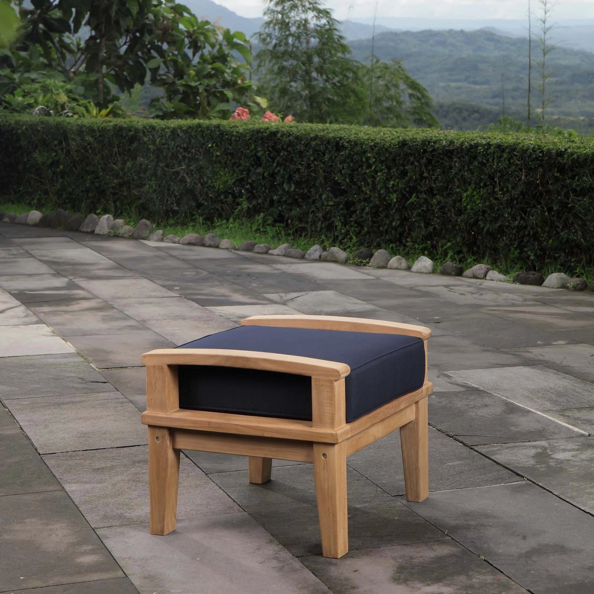Andover Teak Ottoman by Evans & Londeen. Made from unique in a modern style.