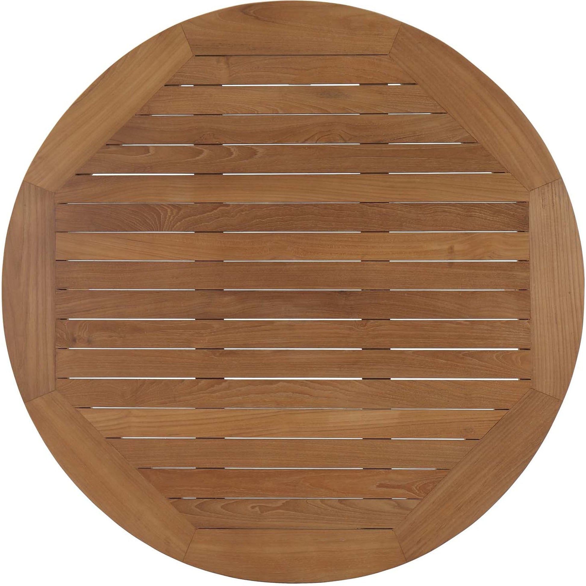 Andover Teak Round Coffee Table by Evans & Londeen in natural. Made from teak wood, cushion density is 24kg, m3 in a modern style.