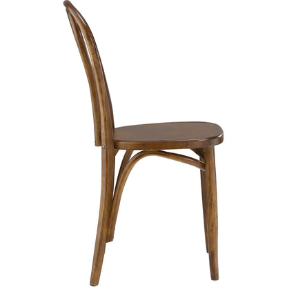 Portland Dining Side Chair by Evans & Londeen. Made from chinese toon, plywood, rattan in a traditional style.