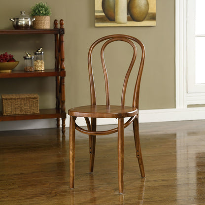 Portland Dining Side Chair by Evans & Londeen. Made from chinese toon, plywood, rattan in a traditional style.