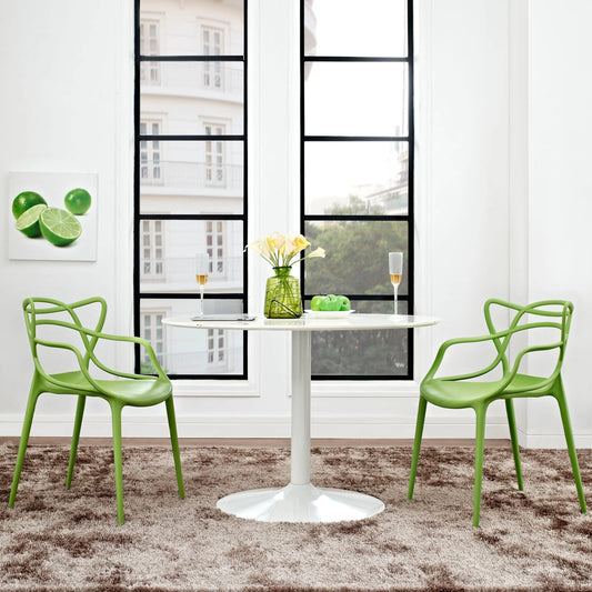 Grafton Dining Armchair (Set of 2) by Evans & Londeen. Made from plastic foot guide in a modern style.