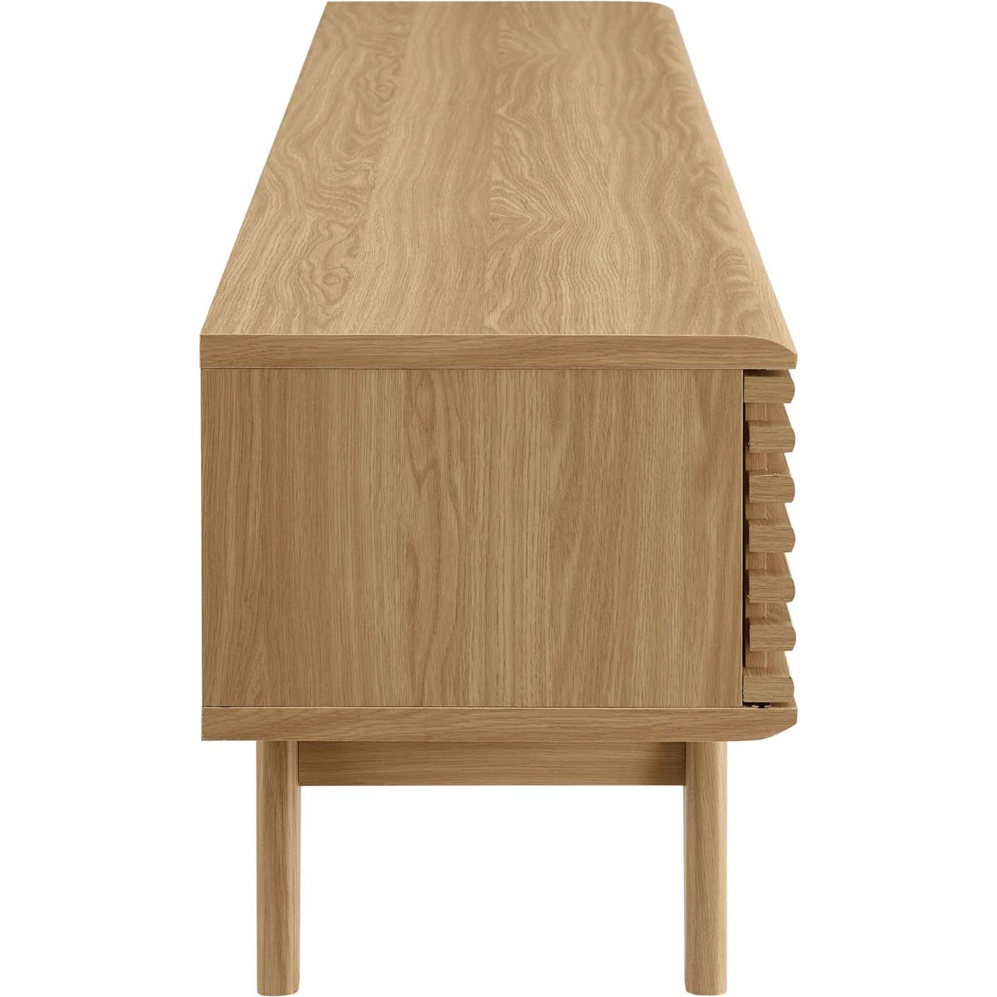 Rennell 70" TV Stand by Evans & Londeen. Made from particle board, mdf in a modern style.