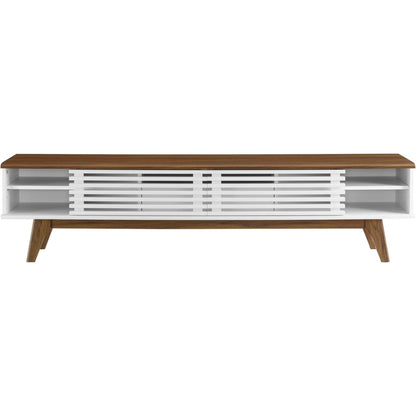 Rennell 70" TV Stand by Evans & Londeen. Made from particle board, mdf in a modern style.