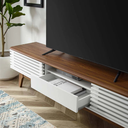 Rennell 70" TV Stand by Evans & Londeen. Made from particle board, mdf in a modern style.