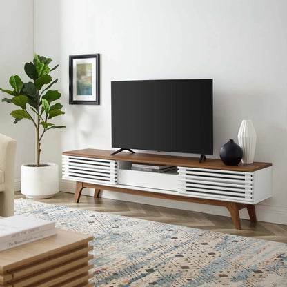 Rennell 70" TV Stand by Evans & Londeen. Made from particle board, mdf in a modern style.
