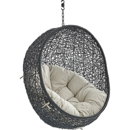 Lucas Sunbrella® Swing Lounge Chair Without Stand by Evans & Londeen. Made from powder coated steel frame in a coastal style.