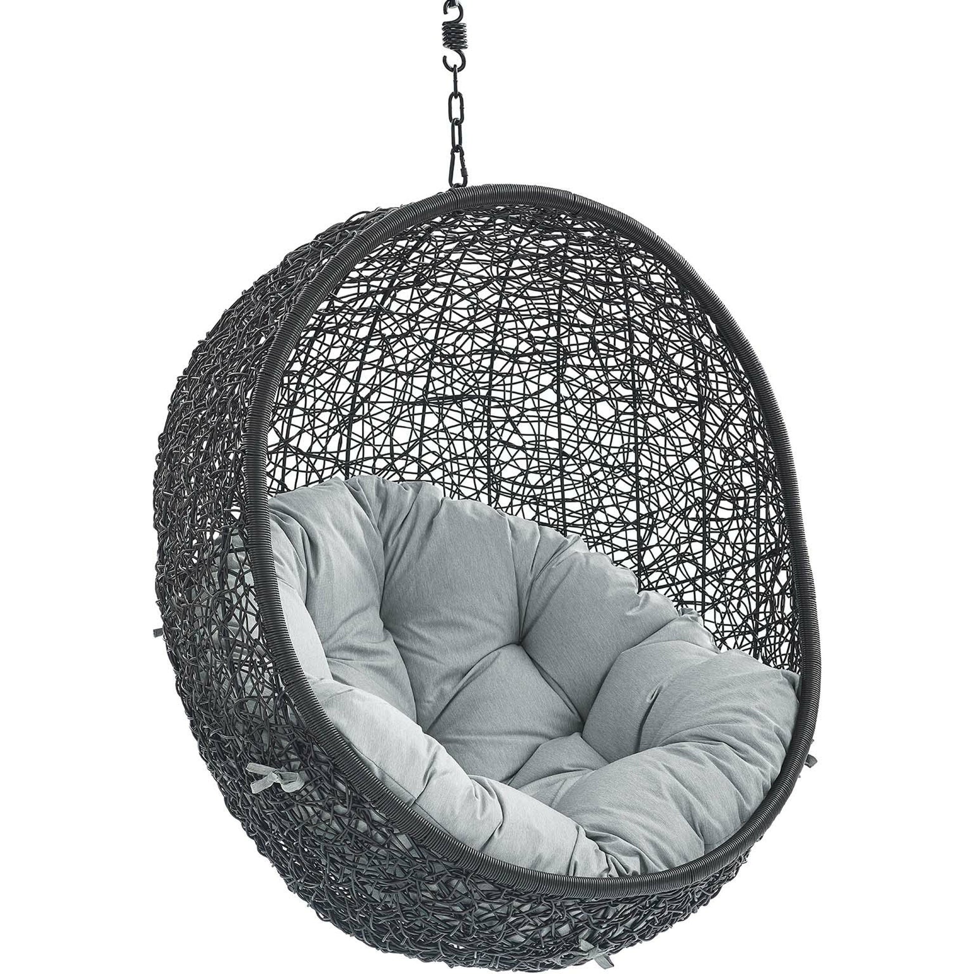 Lucas Sunbrella® Swing Lounge Chair Without Stand by Evans & Londeen. Made from powder coated steel frame in a coastal style.