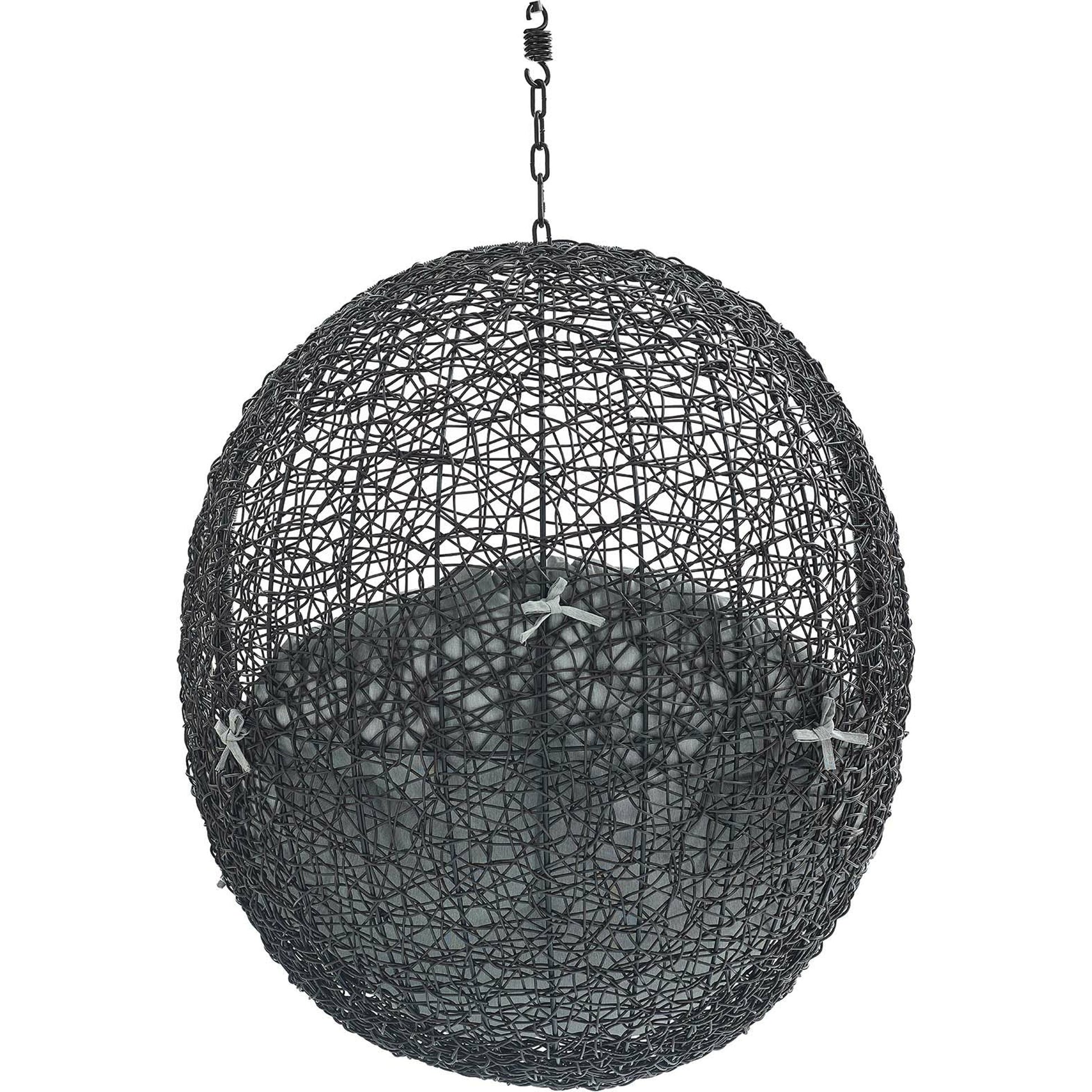 Lucas Sunbrella® Swing Lounge Chair Without Stand by Evans & Londeen. Made from powder coated steel frame in a coastal style.