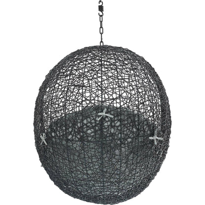 Lucas Sunbrella® Swing Lounge Chair Without Stand by Evans & Londeen. Made from powder coated steel frame in a coastal style.