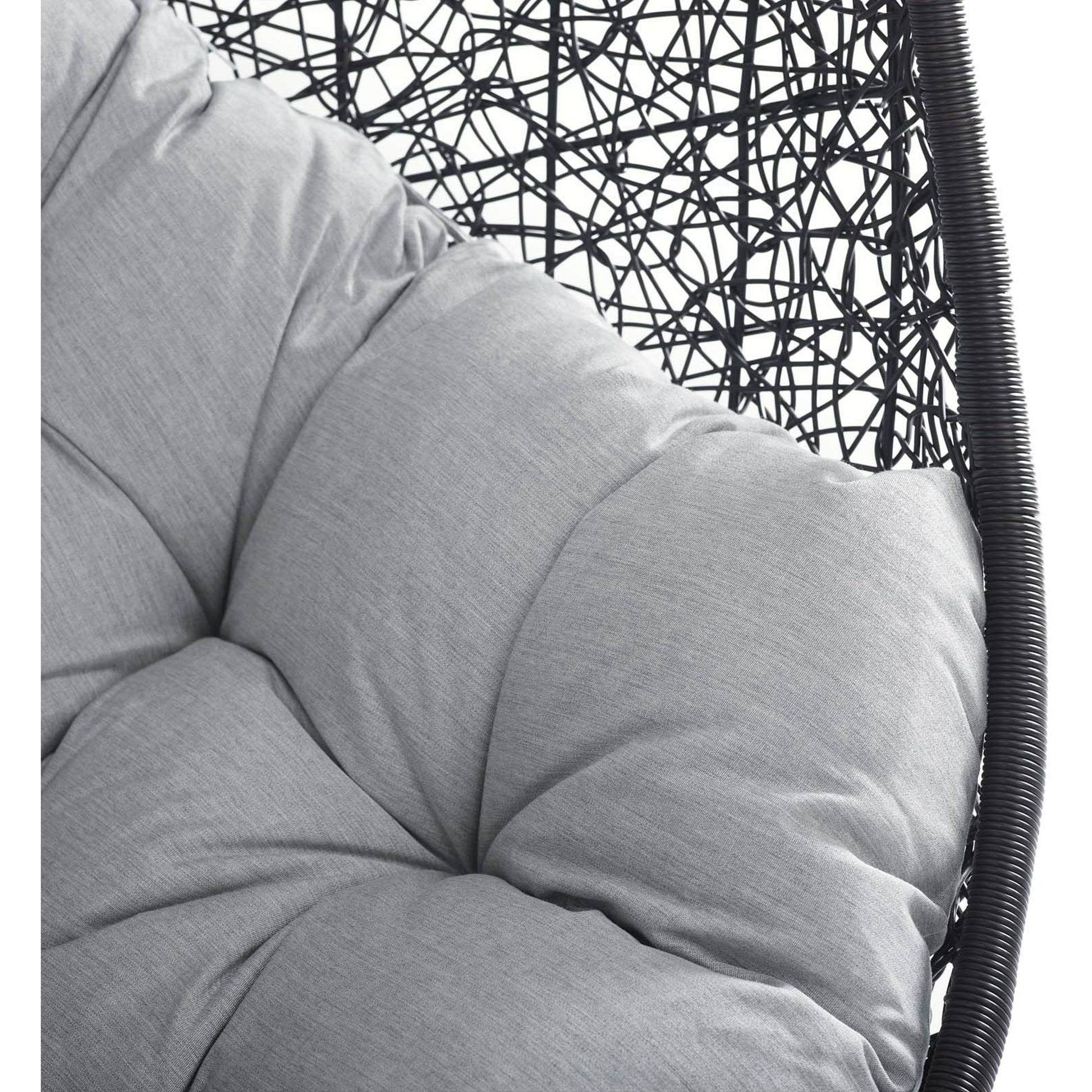 Lucas Sunbrella® Swing Lounge Chair Without Stand by Evans & Londeen. Made from powder coated steel frame in a coastal style.