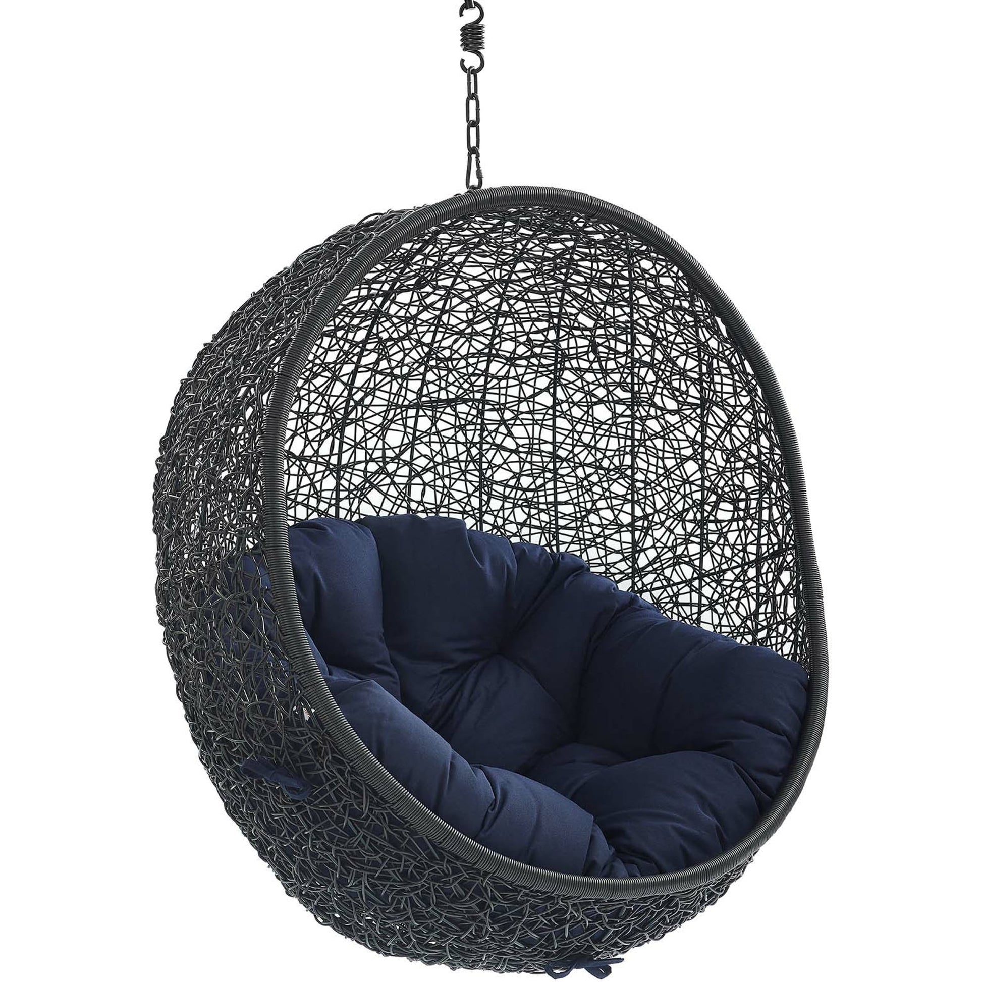 Lucas Sunbrella® Swing Lounge Chair Without Stand by Evans & Londeen. Made from powder coated steel frame in a coastal style.