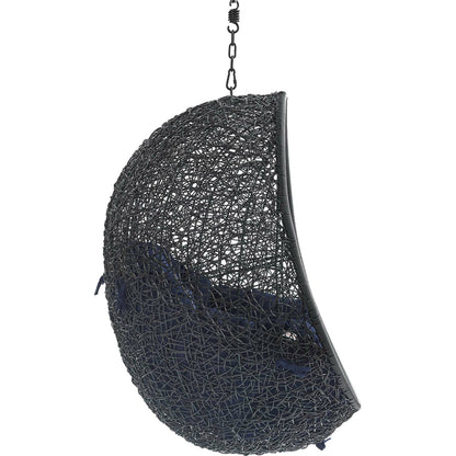 Lucas Sunbrella® Swing Lounge Chair Without Stand by Evans & Londeen. Made from powder coated steel frame in a coastal style.