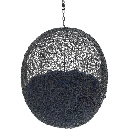 Lucas Sunbrella® Swing Lounge Chair Without Stand by Evans & Londeen. Made from powder coated steel frame in a coastal style.