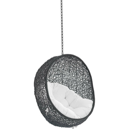 Lucas Sunbrella® Swing Lounge Chair Without Stand by Evans & Londeen. Made from powder coated steel frame in a coastal style.