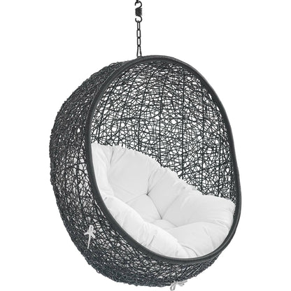 Lucas Sunbrella® Swing Lounge Chair Without Stand by Evans & Londeen. Made from powder coated steel frame in a coastal style.