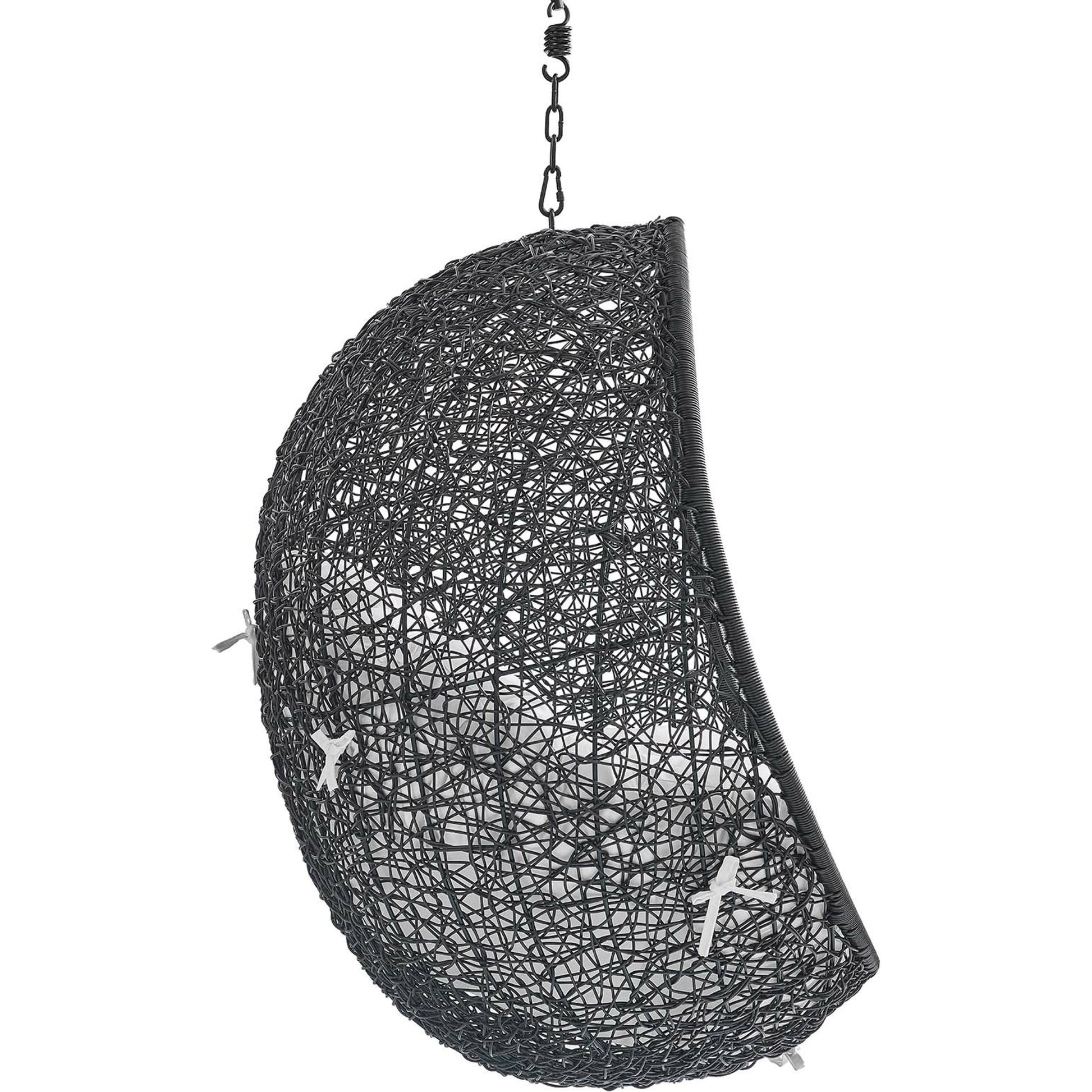 Lucas Sunbrella® Swing Lounge Chair Without Stand by Evans & Londeen. Made from powder coated steel frame in a coastal style.