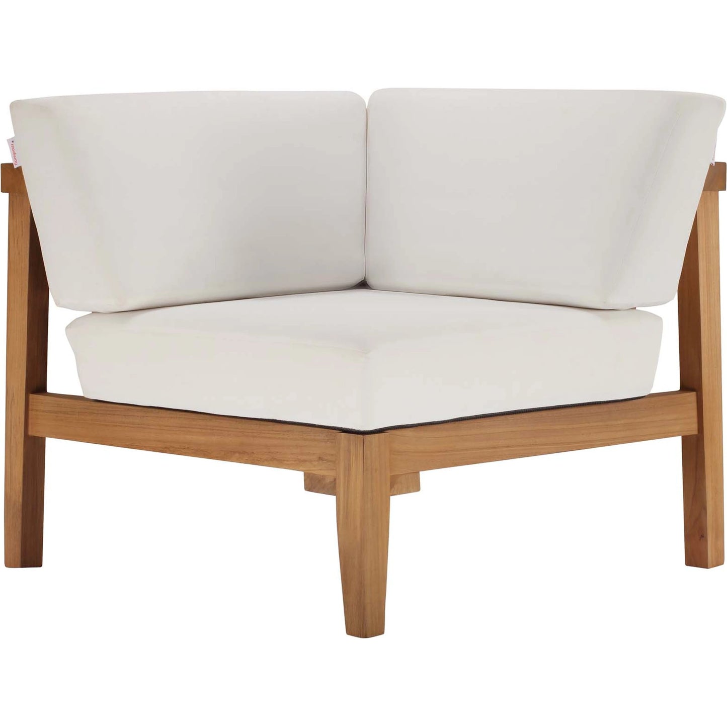 002 SI-1927412 | Additional Silo | Ellie 3-Piece Teak Wood Sectional Sofa Set by Evans & Londeen in natural white. Made from fabric cartenza 130, foam density 22 in a modern style.