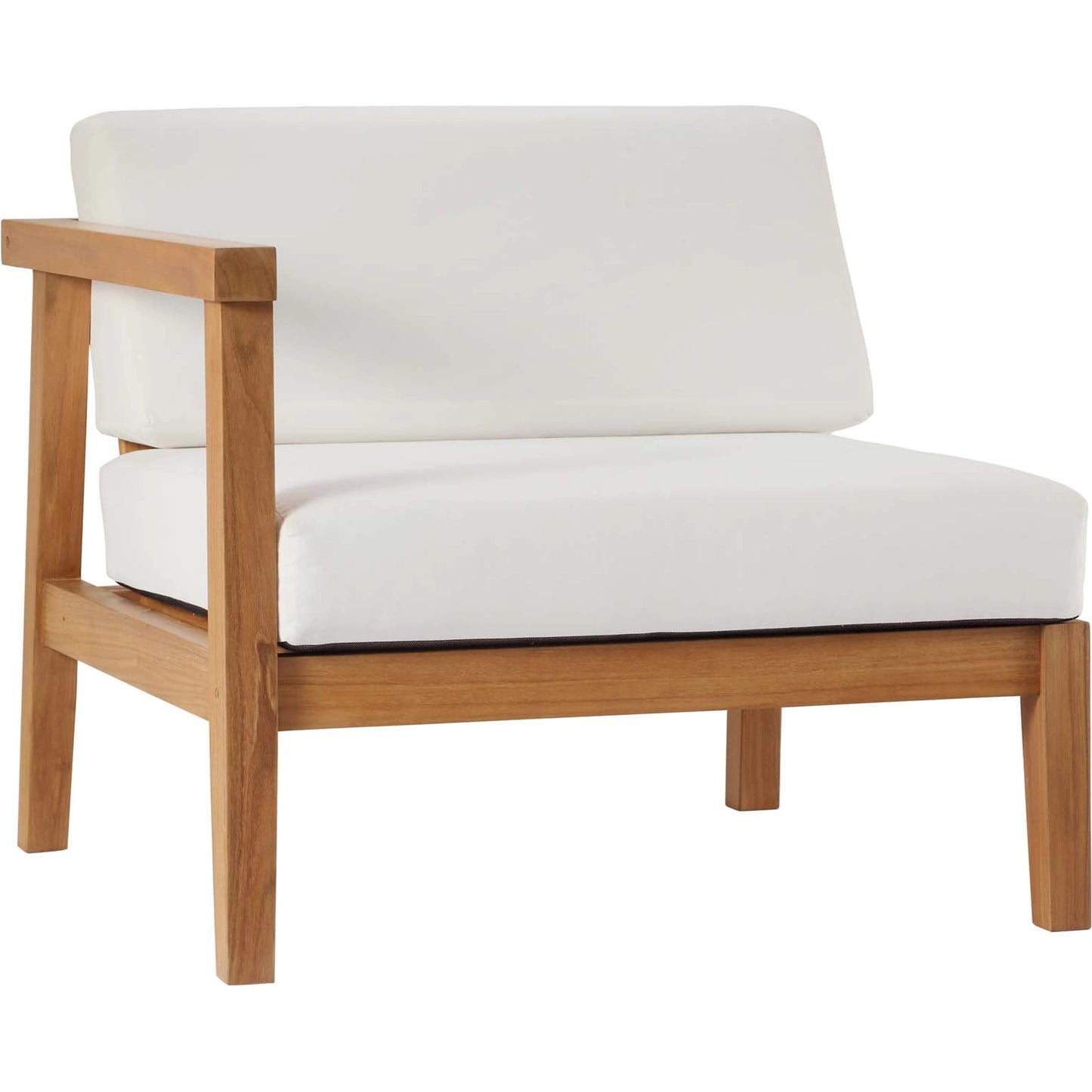 003 SI-1927412 | Additional Silo | Ellie 3-Piece Teak Wood Sectional Sofa Set by Evans & Londeen in natural white. Made from fabric cartenza 130, foam density 22 in a modern style.