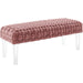 Skagway Woven Ottoman by Evans & Londeen. Made from plywood, seat: top foam density 38kg, m3 with thickness 20mm, 100% polyester, white foot pad at the bottom, solid wood in a modern style.