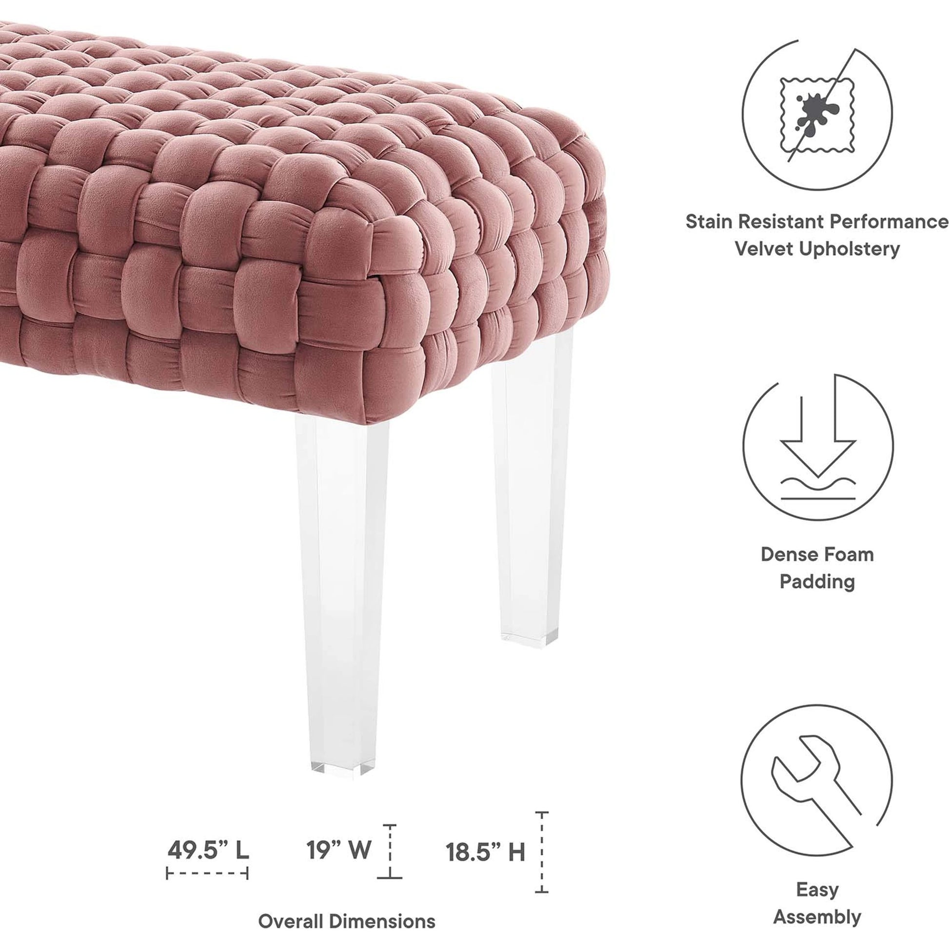 Skagway Woven Ottoman by Evans & Londeen. Made from plywood, seat: top foam density 38kg, m3 with thickness 20mm, 100% polyester, white foot pad at the bottom, solid wood in a modern style.