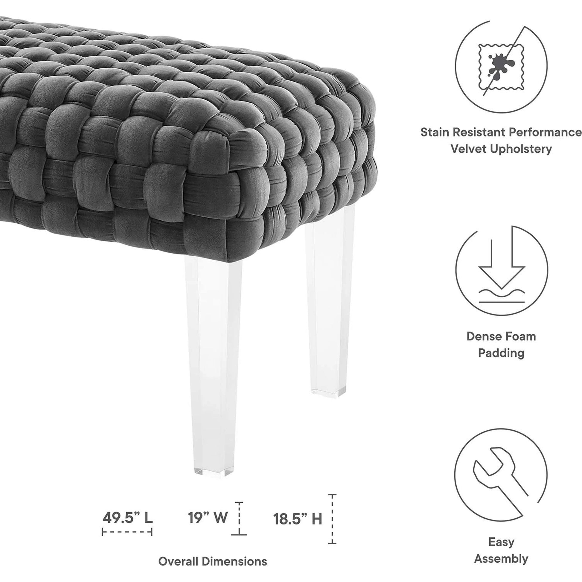 Skagway Woven Ottoman by Evans & Londeen. Made from plywood, seat: top foam density 38kg, m3 with thickness 20mm, 100% polyester, white foot pad at the bottom, solid wood in a modern style.