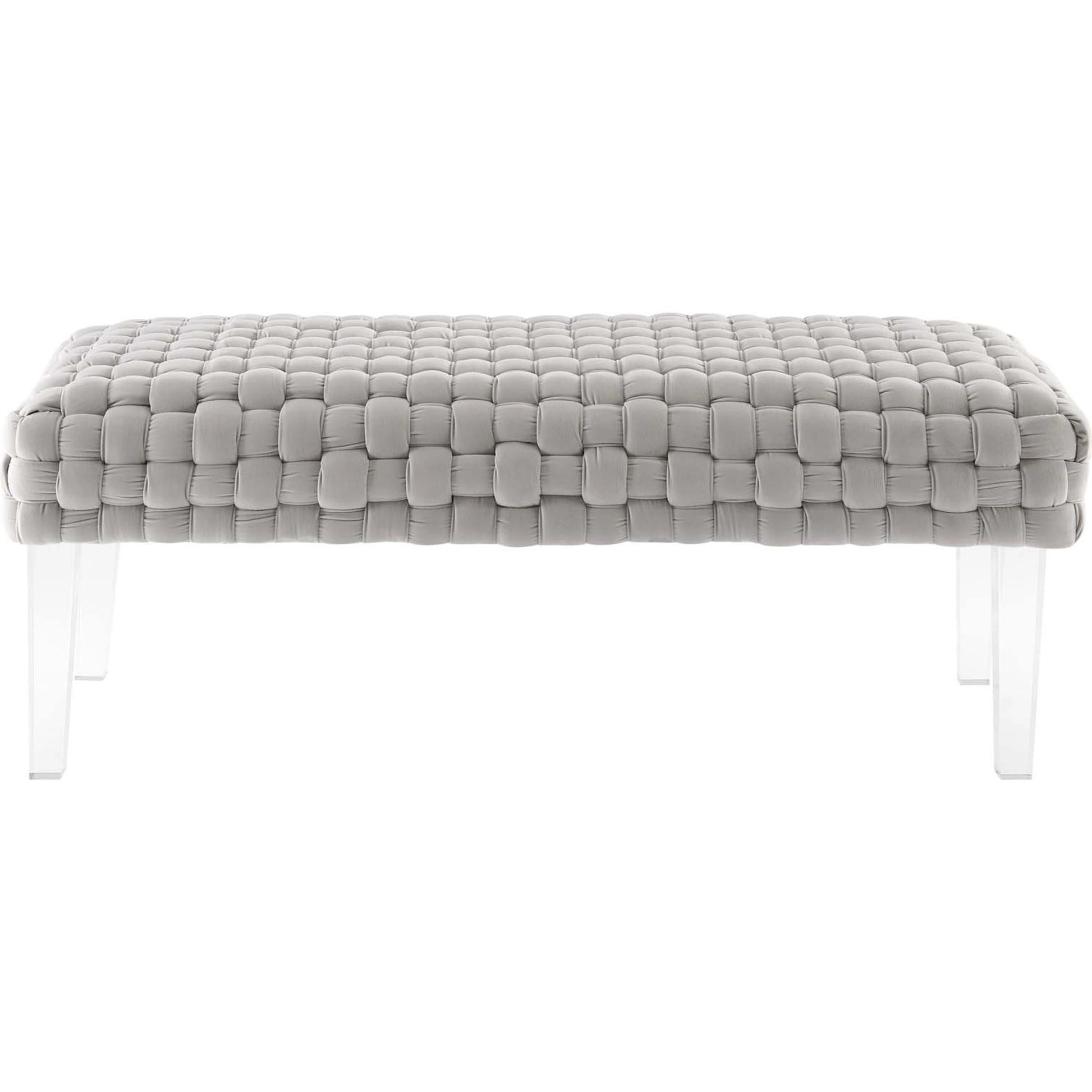 Skagway Woven Ottoman by Evans & Londeen. Made from plywood, seat: top foam density 38kg, m3 with thickness 20mm, 100% polyester, white foot pad at the bottom, solid wood in a modern style.