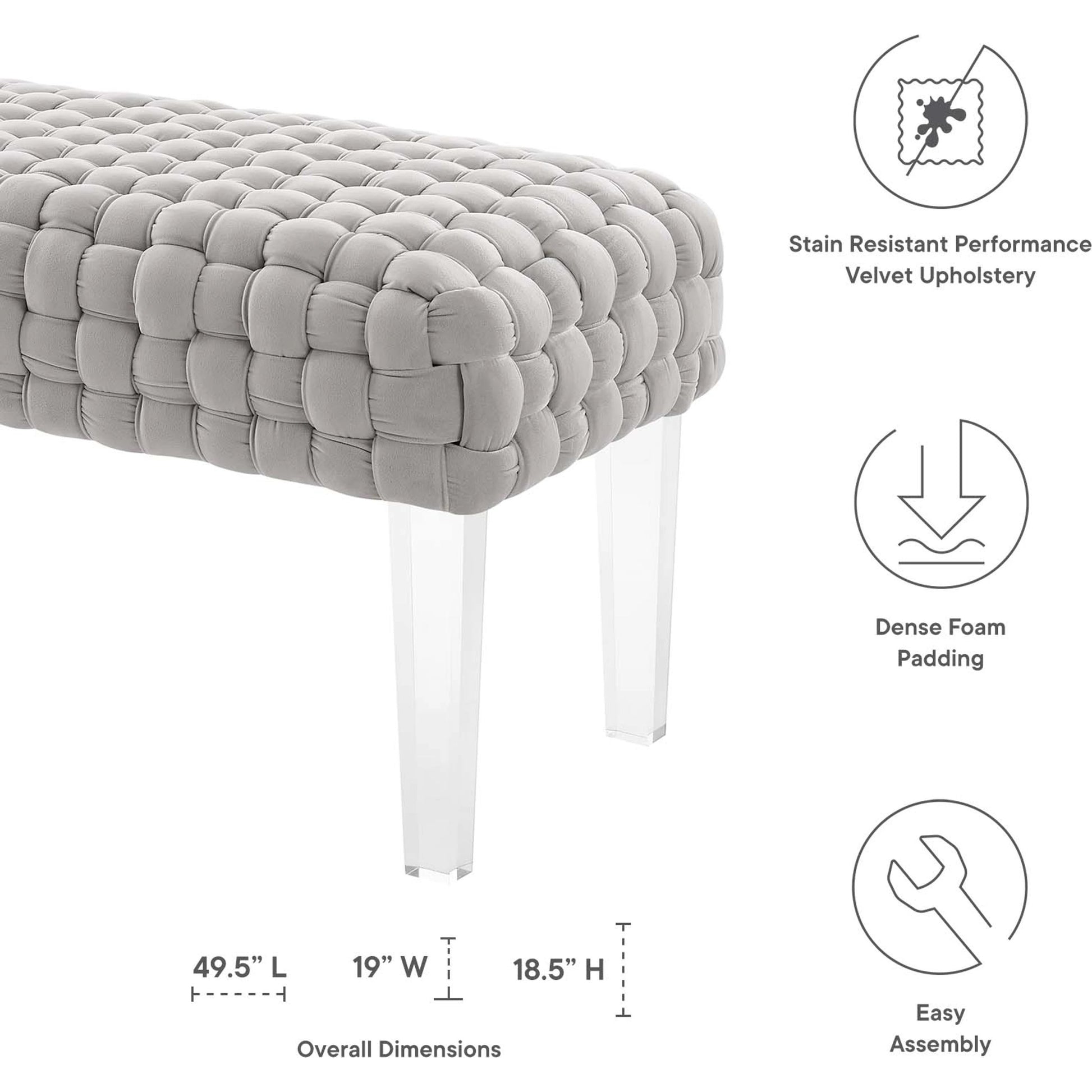 Skagway Woven Ottoman by Evans & Londeen. Made from plywood, seat: top foam density 38kg, m3 with thickness 20mm, 100% polyester, white foot pad at the bottom, solid wood in a modern style.