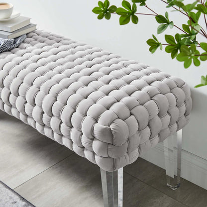 Skagway Woven Ottoman by Evans & Londeen. Made from plywood, seat: top foam density 38kg, m3 with thickness 20mm, 100% polyester, white foot pad at the bottom, solid wood in a modern style.