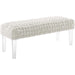 Skagway Woven Ottoman by Evans & Londeen. Made from plywood, seat: top foam density 38kg, m3 with thickness 20mm, 100% polyester, white foot pad at the bottom, solid wood in a modern style.