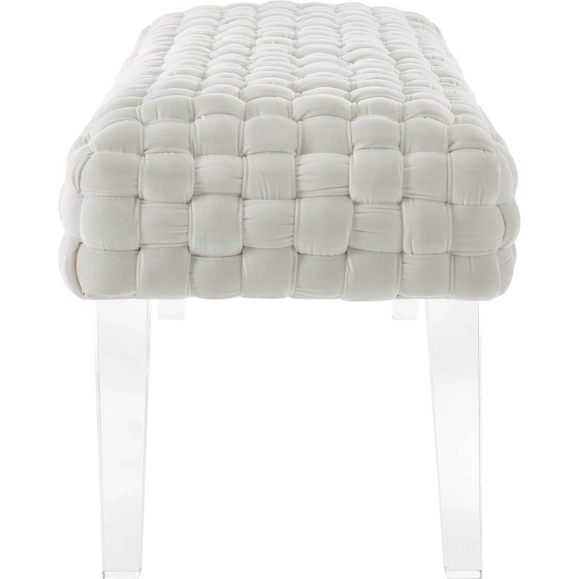 Skagway Woven Ottoman by Evans & Londeen. Made from plywood, seat: top foam density 38kg, m3 with thickness 20mm, 100% polyester, white foot pad at the bottom, solid wood in a modern style.