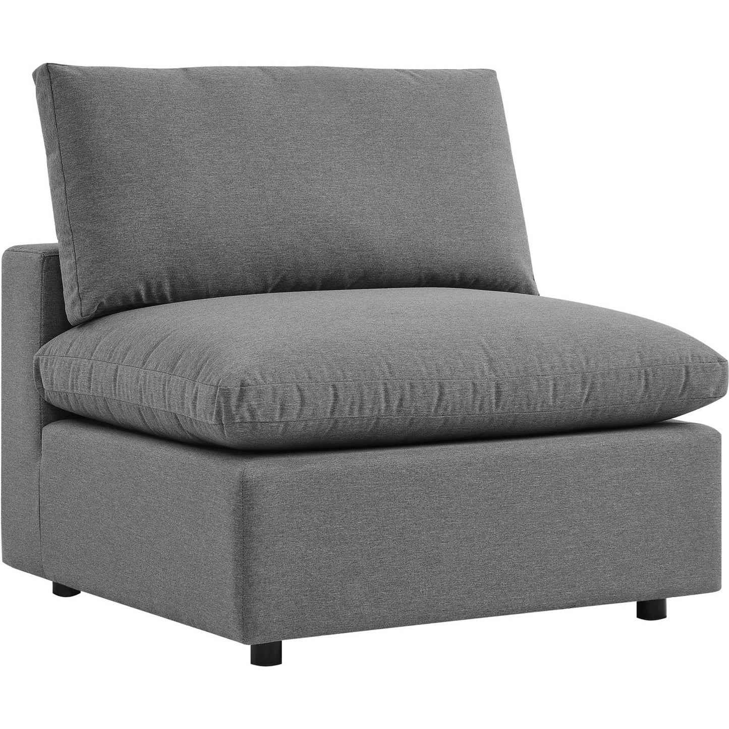 003 SI-1929536 | Additional Silo | Wheatland 5-Piece Sectional Sofa by Evans & Londeen in charcoal. Made from seat cushion: foam density 34kg, m3, spray bonded cotton, non-woven fabric cover, doll cotton, aluminium frame, aluminum tube in a modern style.