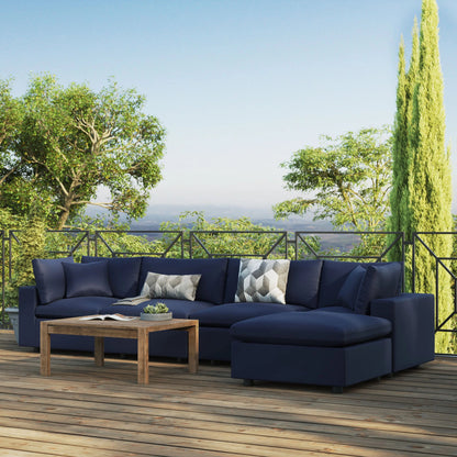 Wheatland 5-Piece Sectional Sofa by Evans & Londeen in charcoal. Made from seat cushion: foam density 34kg, m3, spray bonded cotton, non-woven fabric cover, doll cotton, aluminium frame, aluminum tube in a modern style.