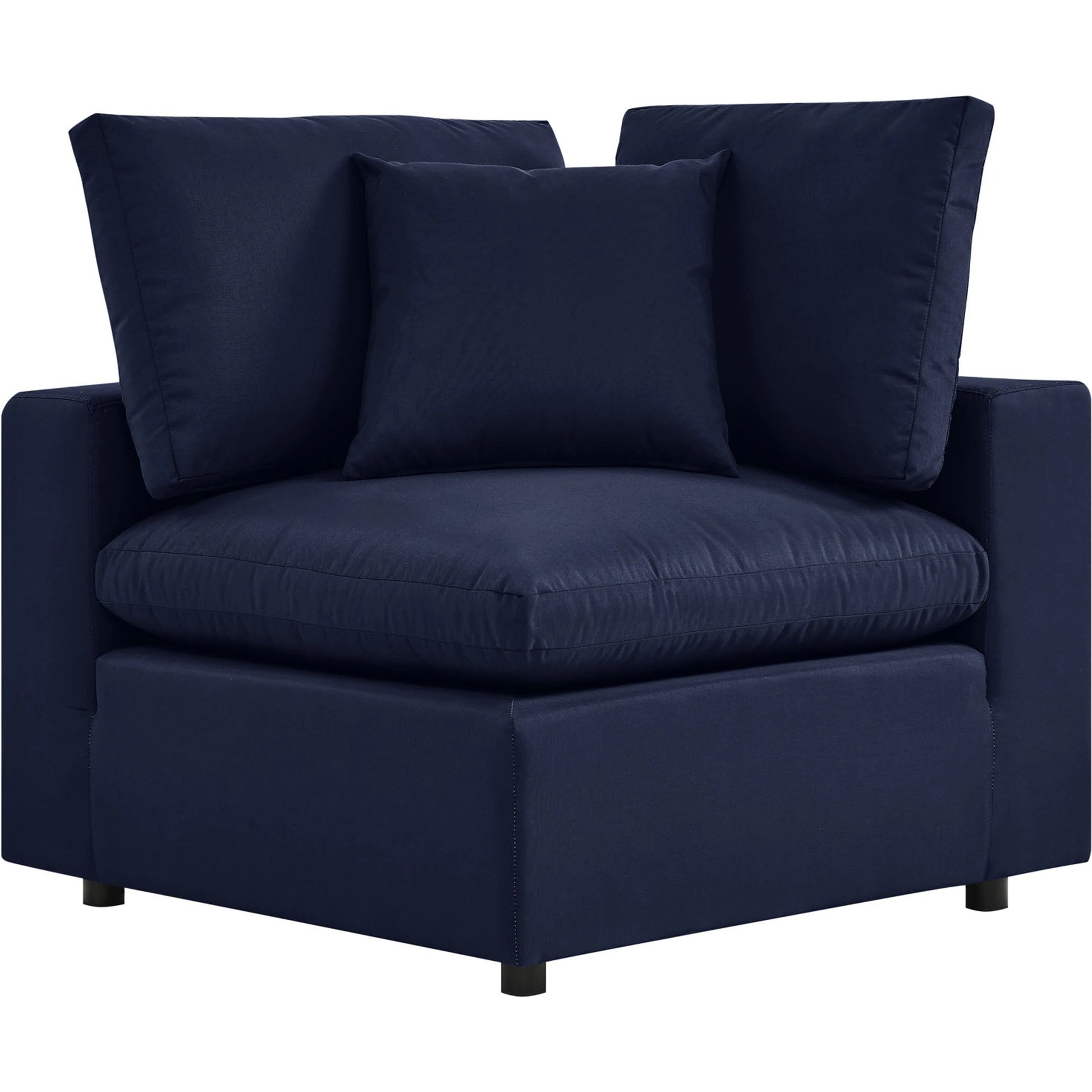 Wheatland 5-Piece Sectional Sofa by Evans & Londeen in charcoal. Made from seat cushion: foam density 34kg, m3, spray bonded cotton, non-woven fabric cover, doll cotton, aluminium frame, aluminum tube in a modern style.