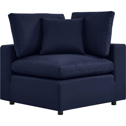 Wheatland 5-Piece Sectional Sofa by Evans & Londeen in charcoal. Made from seat cushion: foam density 34kg, m3, spray bonded cotton, non-woven fabric cover, doll cotton, aluminium frame, aluminum tube in a modern style.