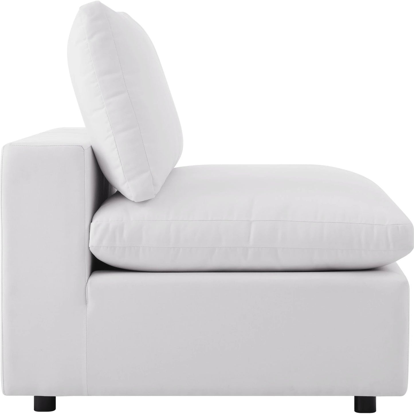 014 SI-1929538 | Additional Silo | Wheatland 5-Piece Sectional Sofa by Evans & Londeen in white. Made from seat cushion: foam density 34kg, m3, spray bonded cotton, non-woven fabric cover, doll cotton, aluminium frame, aluminum tube in a modern style.