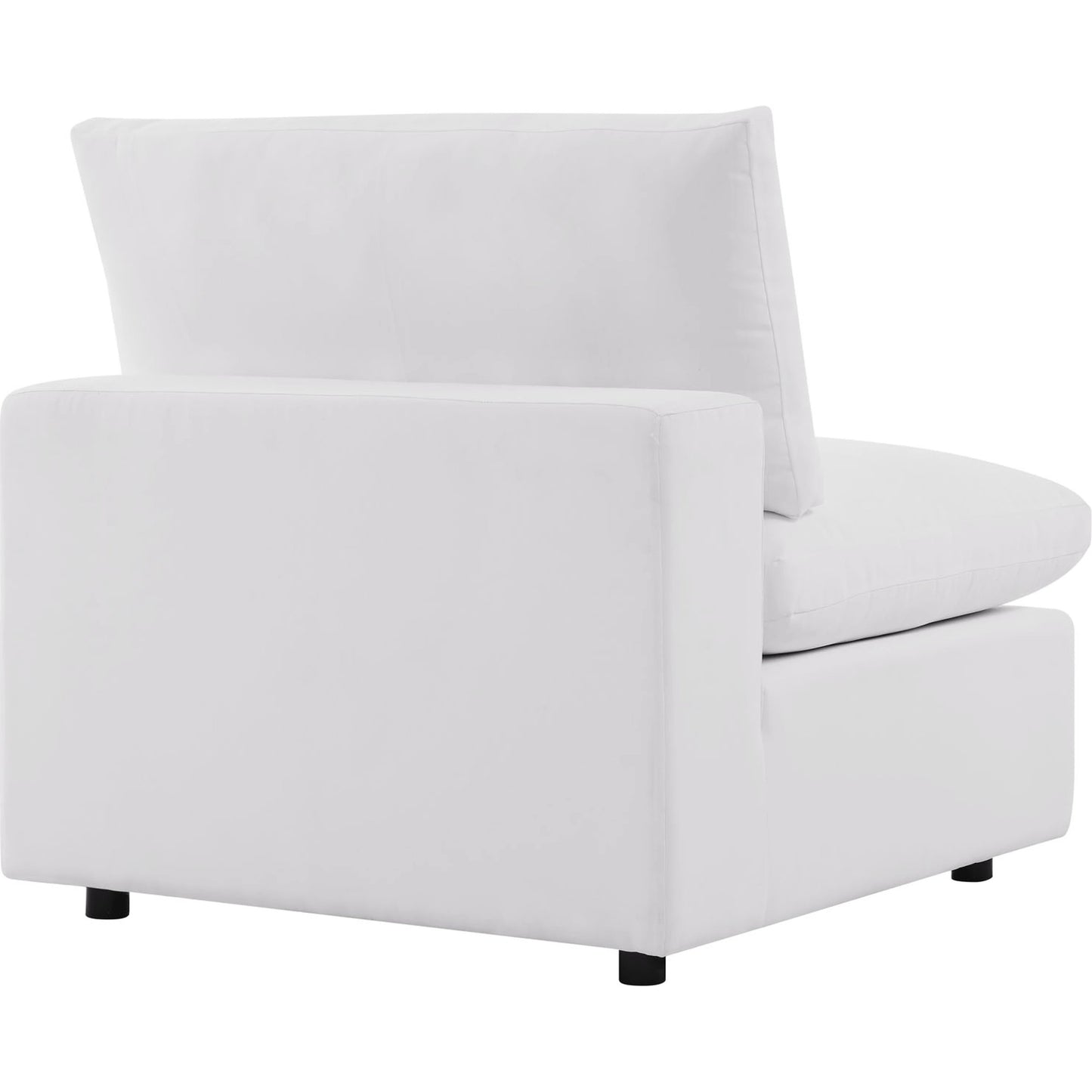 017 SI-1929538 | Additional Silo | Wheatland 5-Piece Sectional Sofa by Evans & Londeen in white. Made from seat cushion: foam density 34kg, m3, spray bonded cotton, non-woven fabric cover, doll cotton, aluminium frame, aluminum tube in a modern style.