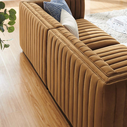 Stone Channel Loveseat by Evans & Londeen. Made from unique in a modern style.