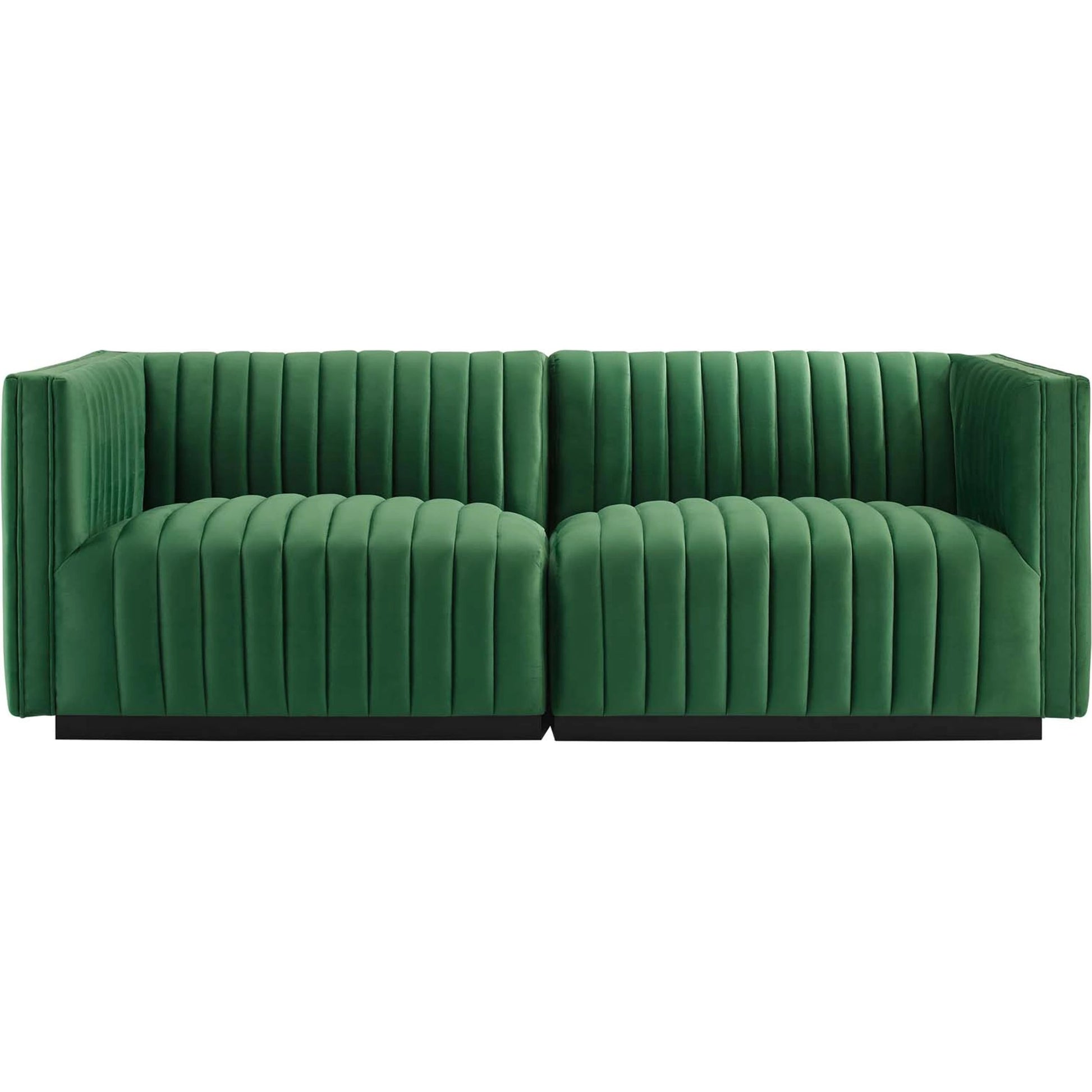 Stone Channel Loveseat by Evans & Londeen. Made from unique in a modern style.