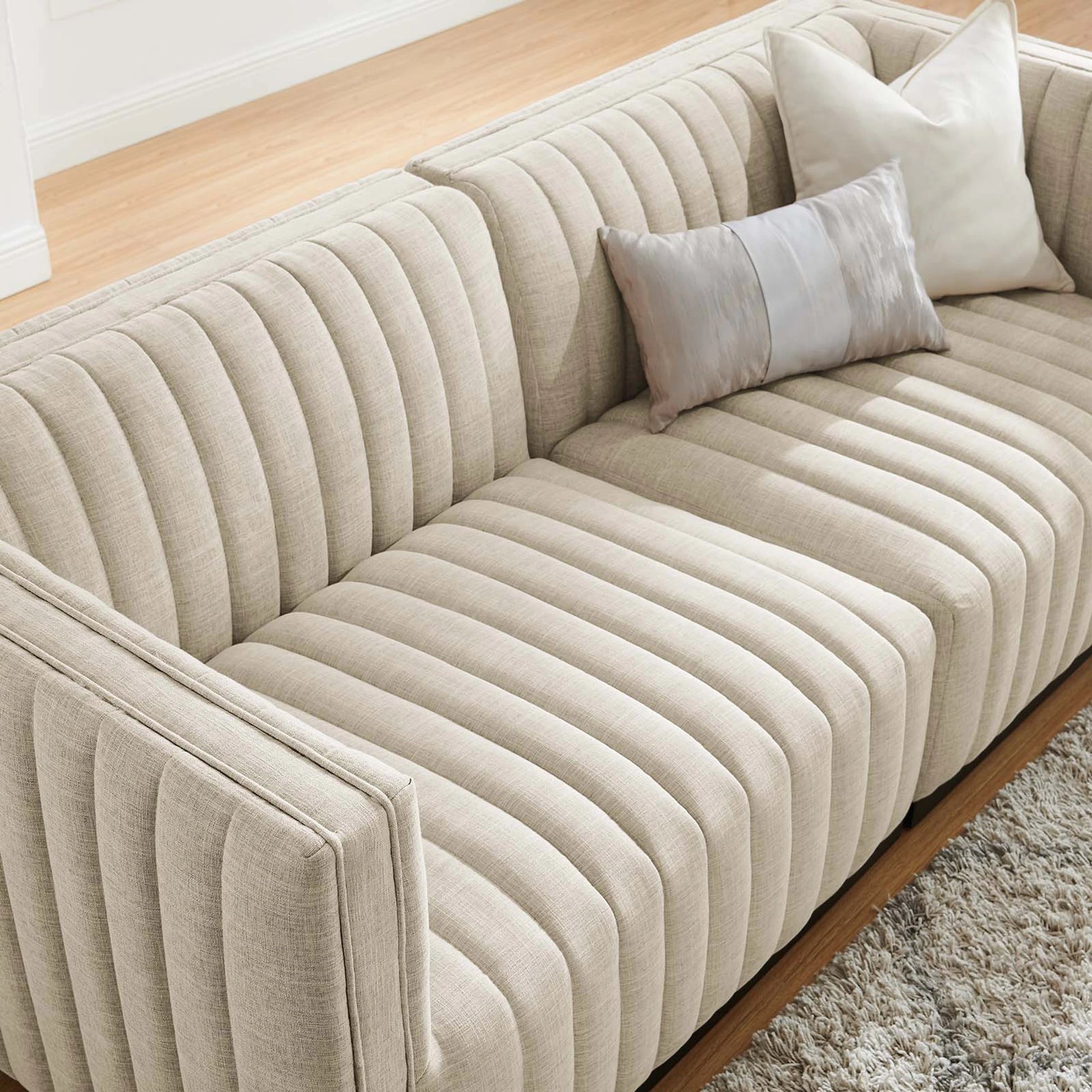 Stone Channel Loveseat by Evans & Londeen. Made from unique in a modern style.