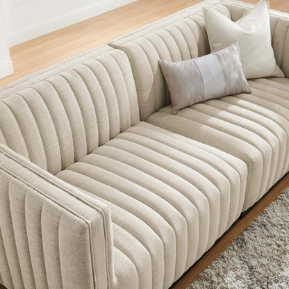 Stone Channel Loveseat by Evans & Londeen. Made from unique in a modern style.