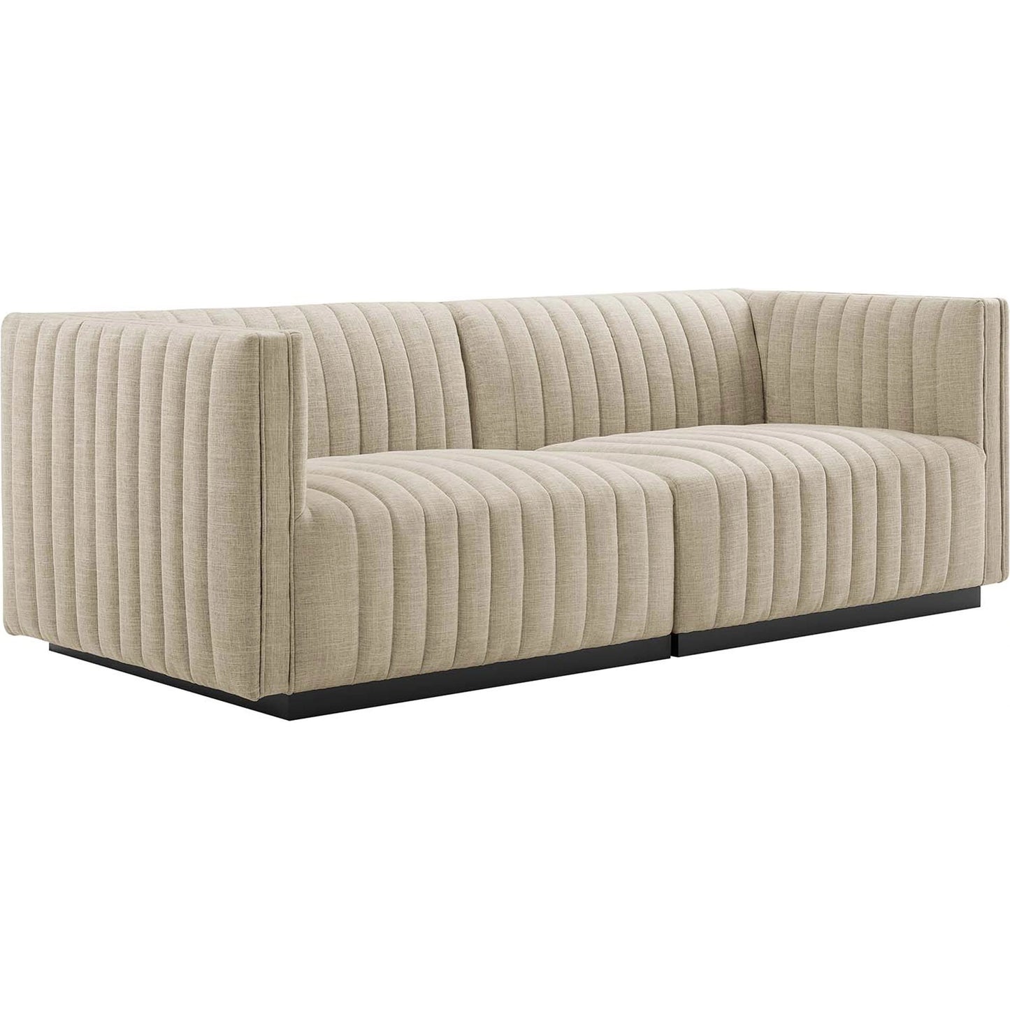 005 SI-1929880 | Primary Silo | Stone Channel Loveseat by Evans & Londeen. Made from unique in a modern style.