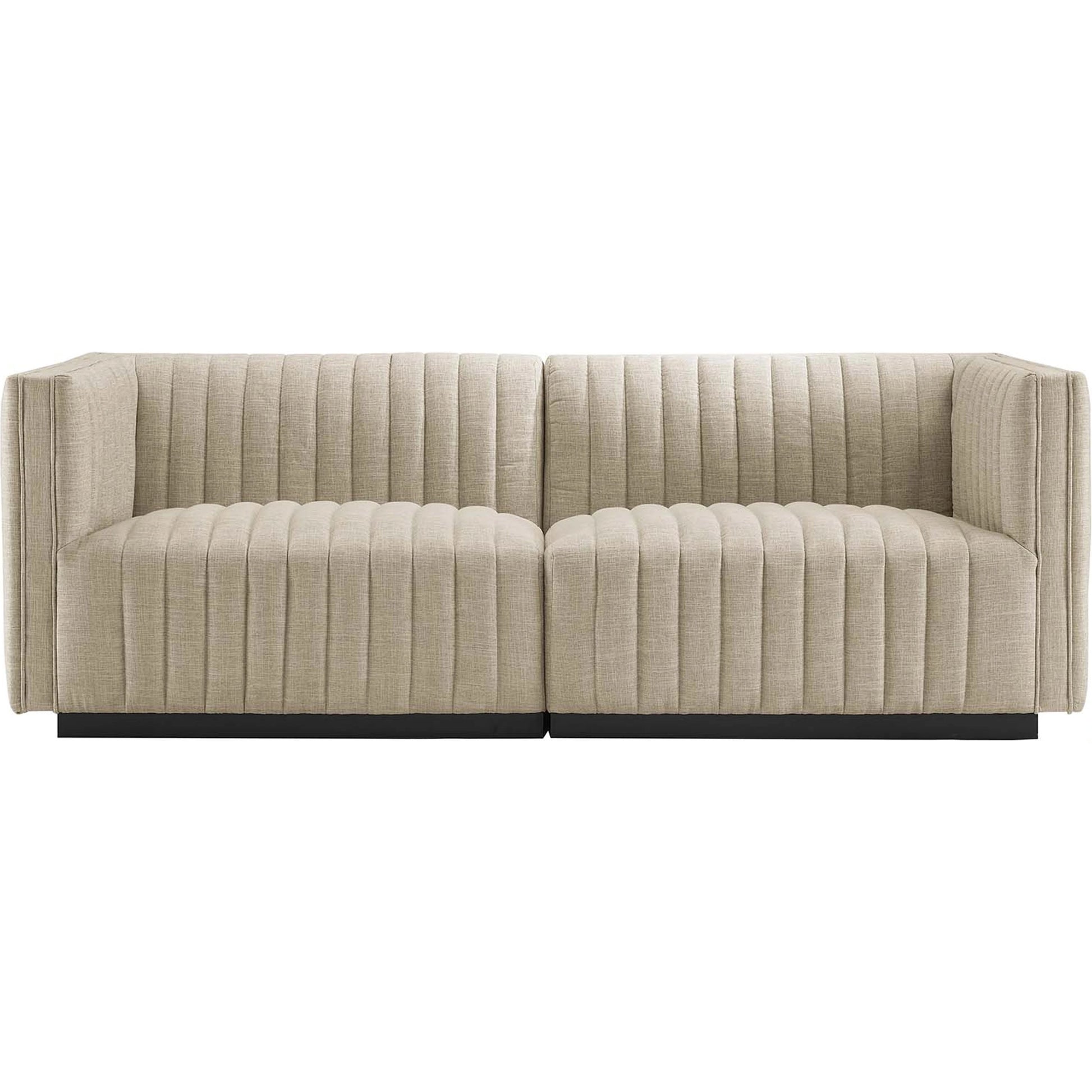 Stone Channel Loveseat by Evans & Londeen. Made from unique in a modern style.